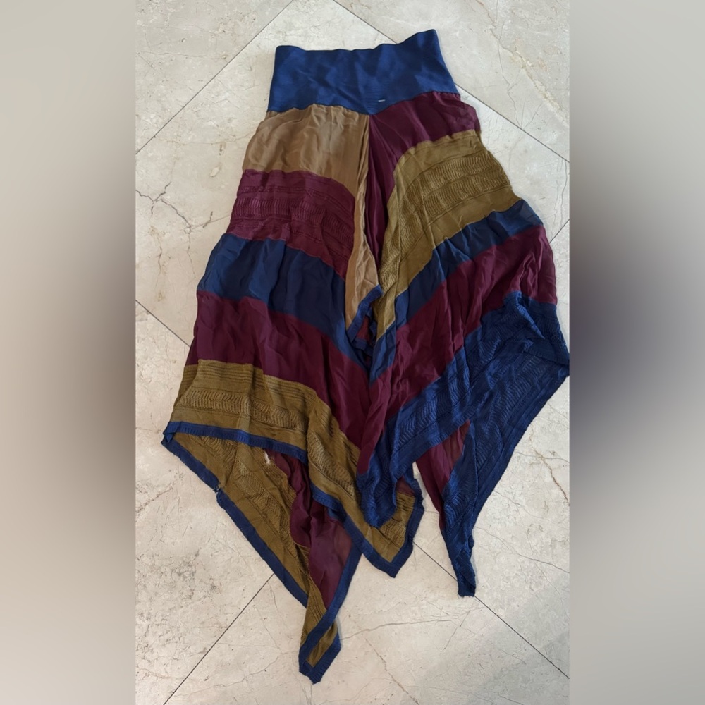 Gianfranco Ferr Asymmetrical Patchwork Skirt In N… - image 2